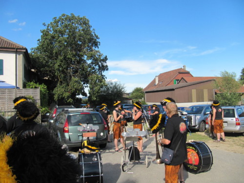 Braderie à Pailly en 2011
