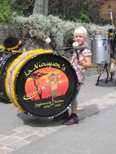 Braderie à Pailly en 2011