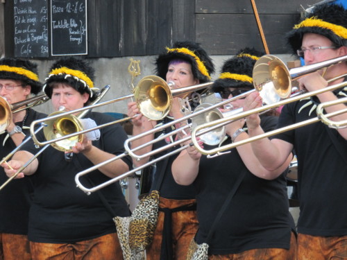 Braderie à Pailly en 2011