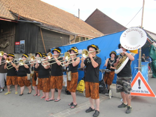 Braderie à Pailly en 2011