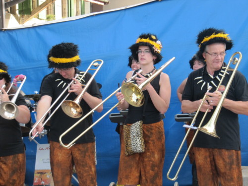 Braderie à Pailly en 2011