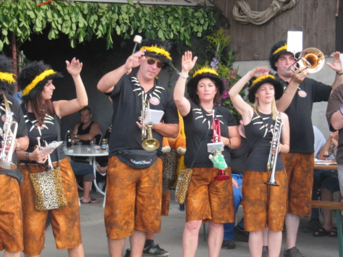 Braderie à Pailly en 2011