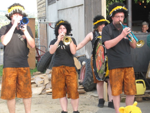 Braderie à Pailly en 2011
