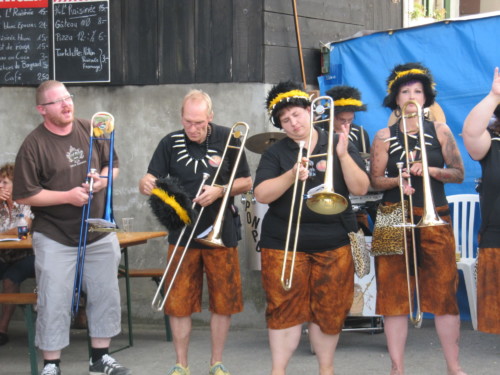 Braderie à Pailly en 2011