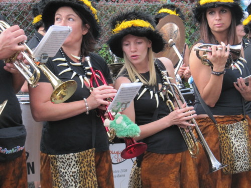 Braderie à Pailly en 2011