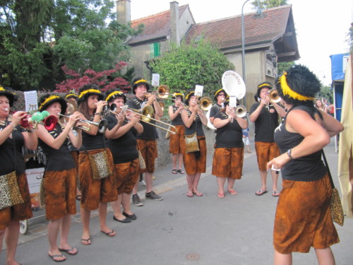 Braderie à Pailly en 2011