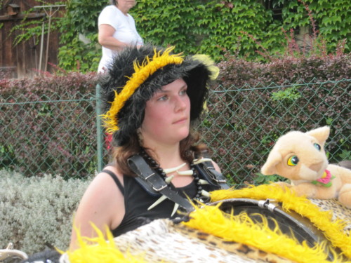 Braderie à Pailly en 2011