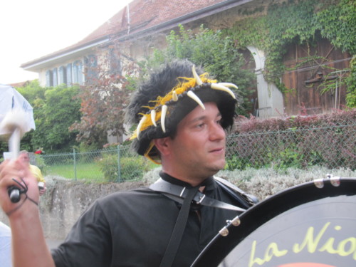 Braderie à Pailly en 2011