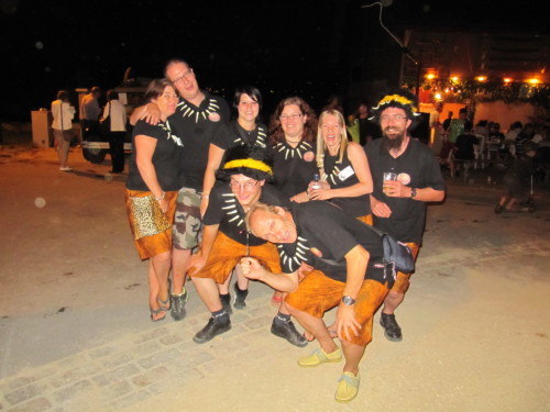 Braderie à Pailly en 2011