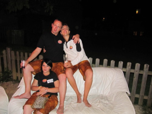 Braderie à Pailly en 2011