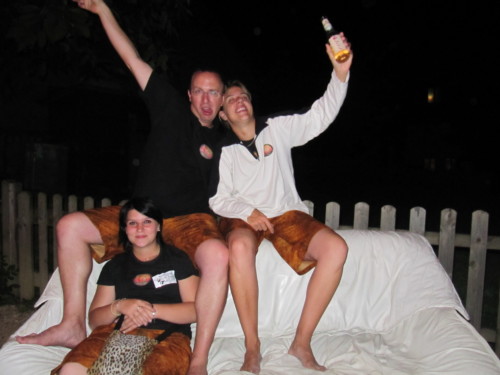 Braderie à Pailly en 2011