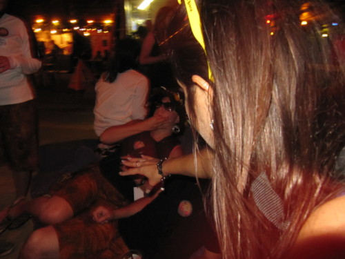 Braderie à Pailly en 2011