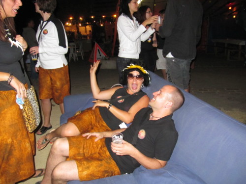 Braderie à Pailly en 2011