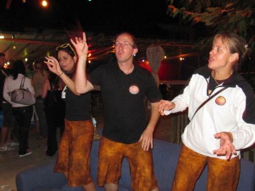 Braderie à Pailly en 2011