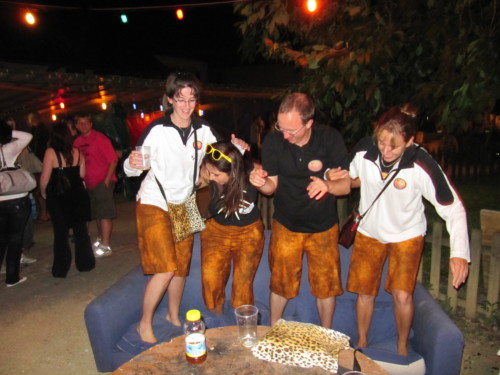 Braderie à Pailly en 2011