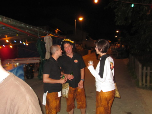 Braderie à Pailly en 2011