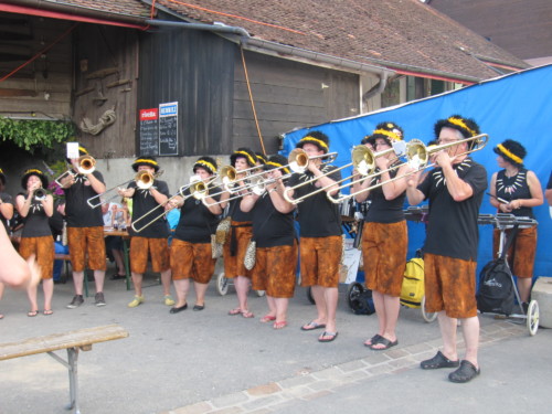 Braderie à Pailly en 2011