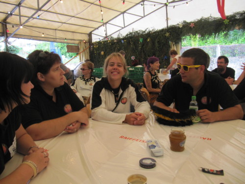 Braderie à Pailly en 2011