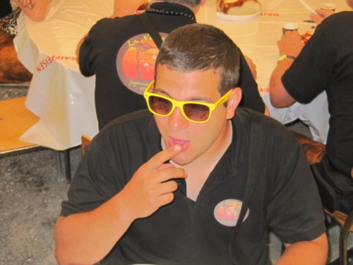 Braderie à Pailly en 2011