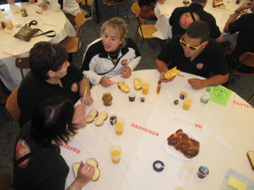 Braderie à Pailly en 2011