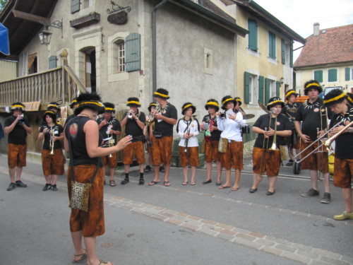 Braderie à Pailly en 2011