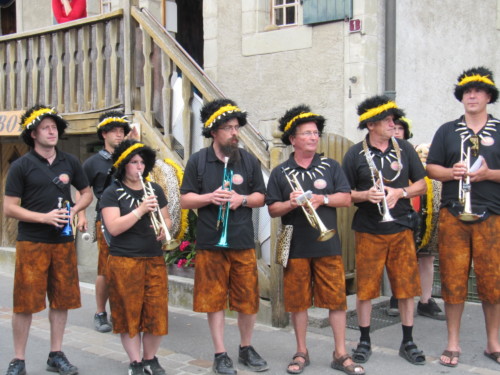 Braderie à Pailly en 2011