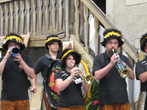 Braderie à Pailly en 2011