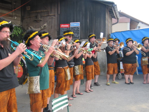Braderie à Pailly en 2011