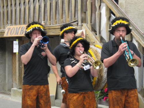 Braderie à Pailly en 2011