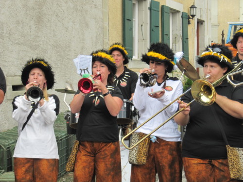 Braderie à Pailly en 2011