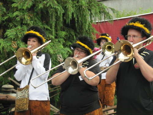 Braderie à Pailly en 2011