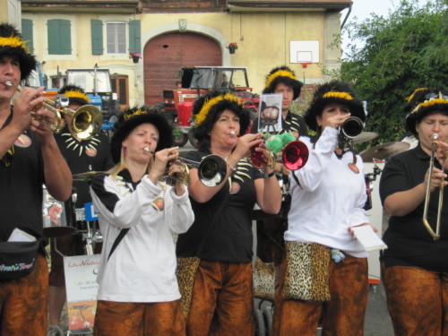 Braderie à Pailly en 2011