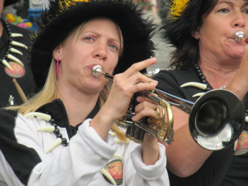 Braderie à Pailly en 2011