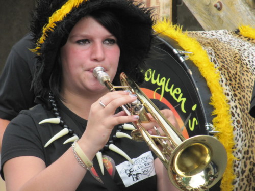 Braderie à Pailly en 2011