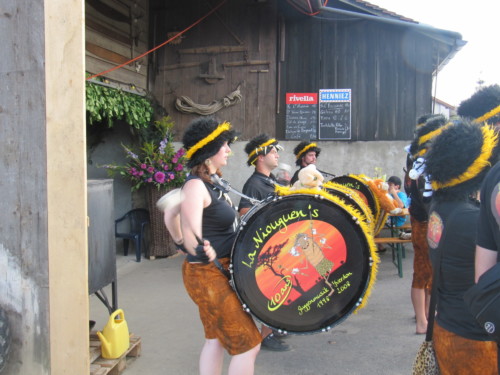 Braderie à Pailly en 2011