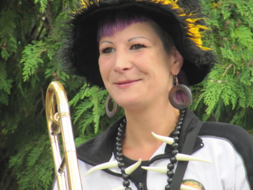 Braderie à Pailly en 2011