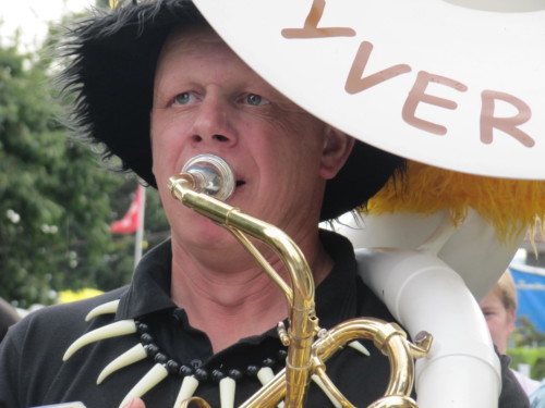 Braderie à Pailly en 2011