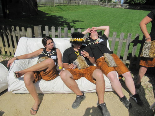 Braderie à Pailly en 2011