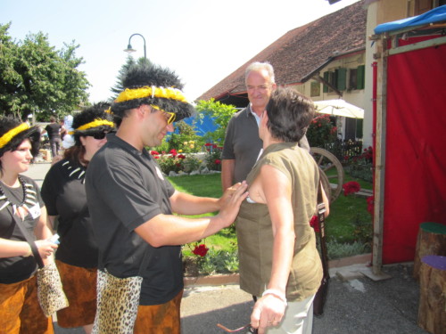 Braderie à Pailly en 2011