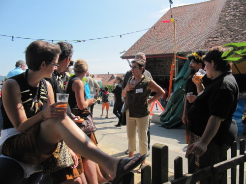 Braderie à Pailly en 2011