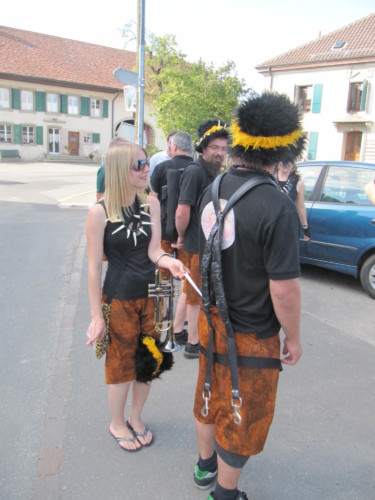Braderie à Pailly en 2011