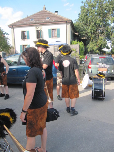 Braderie à Pailly en 2011