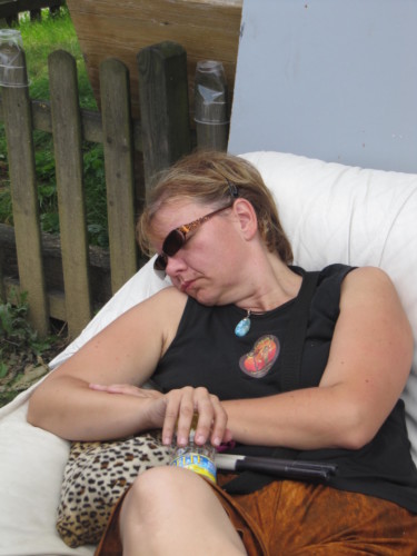 Braderie à Pailly en 2011