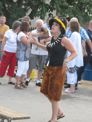 Braderie à Pailly en 2011