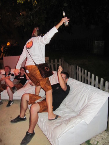 Braderie à Pailly en 2011