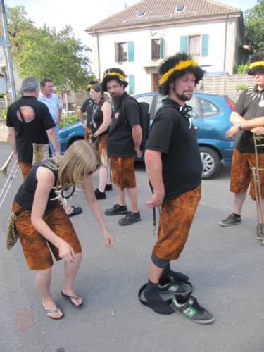 Braderie à Pailly en 2011