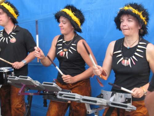 Braderie à Pailly en 2011
