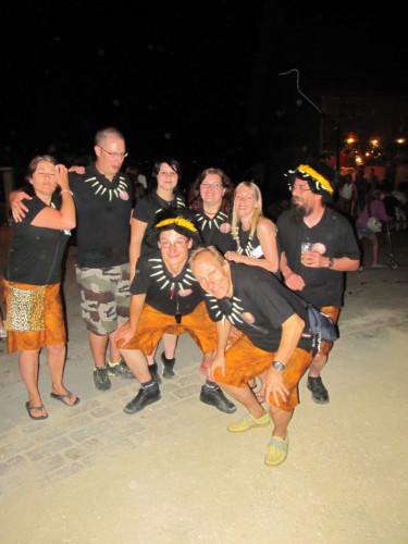 Braderie à Pailly en 2011