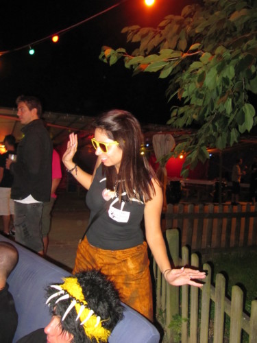 Braderie à Pailly en 2011