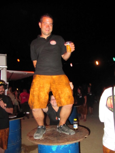 Braderie à Pailly en 2011